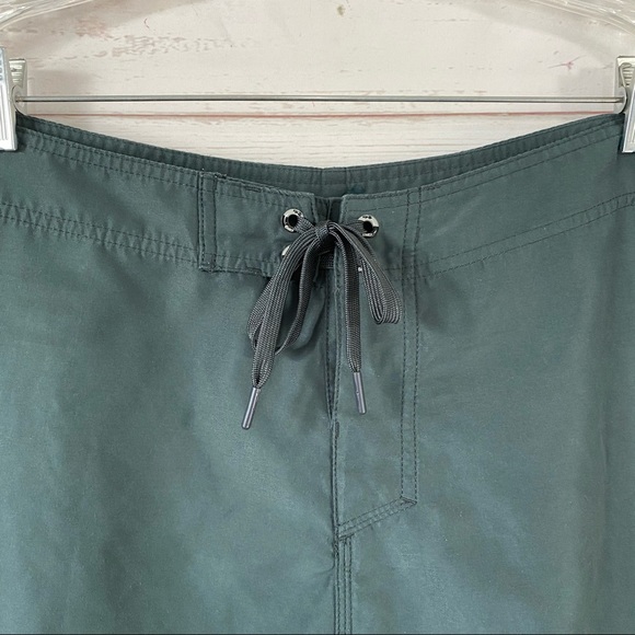 Nike 6.0 Board Shorts Swim Trunks Green Unlined - Picture 2 of 10